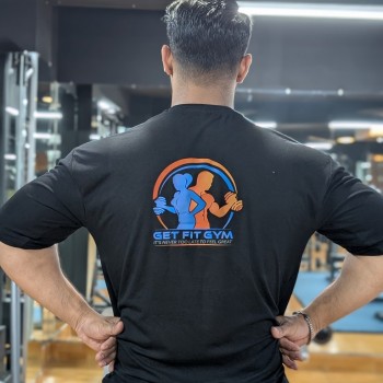 Get FIt Gym T shirt Drop Shoulder